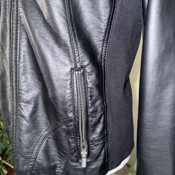 Maurices Black Vegan Leather Jacket - Picture 7 of 11